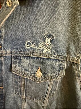 Classic Disney X Old Navy Americana Adult Denim Jacket, NWT